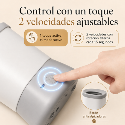 Limpiador de Patas PawSpin™ — Cepillo Rotatorio Automático para Perros